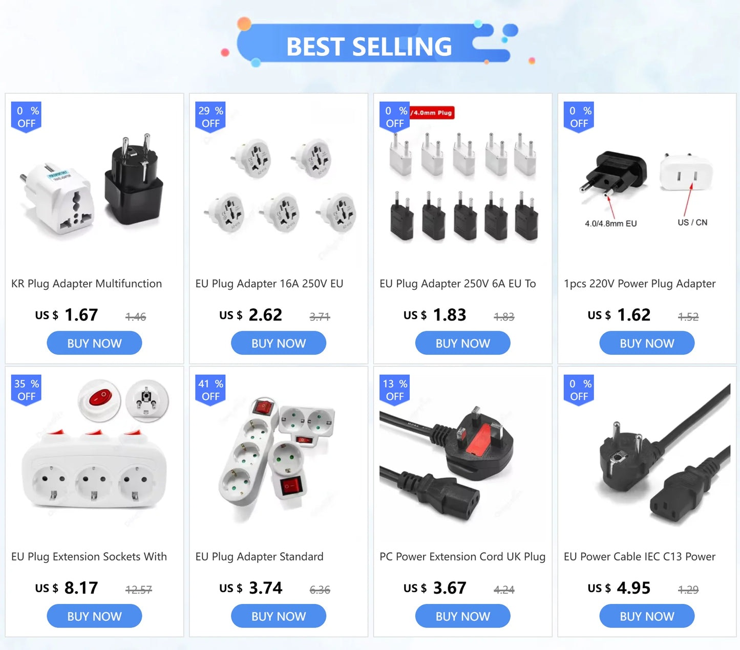 4 in 1 US Electrical Socket