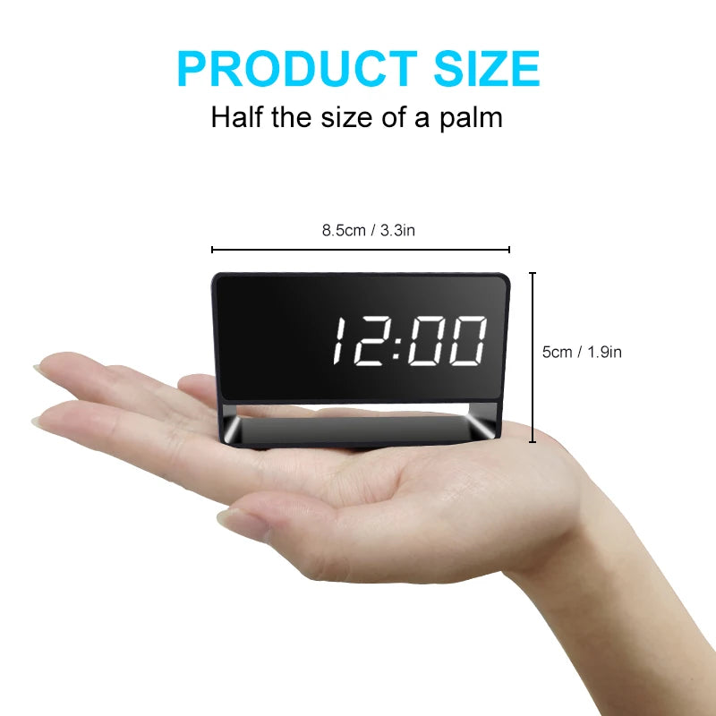 Alarm Clock Mini Camera 1080P Full HD Wifi Cam