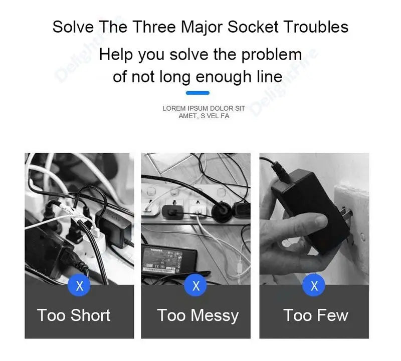 4 in 1 US Electrical Socket